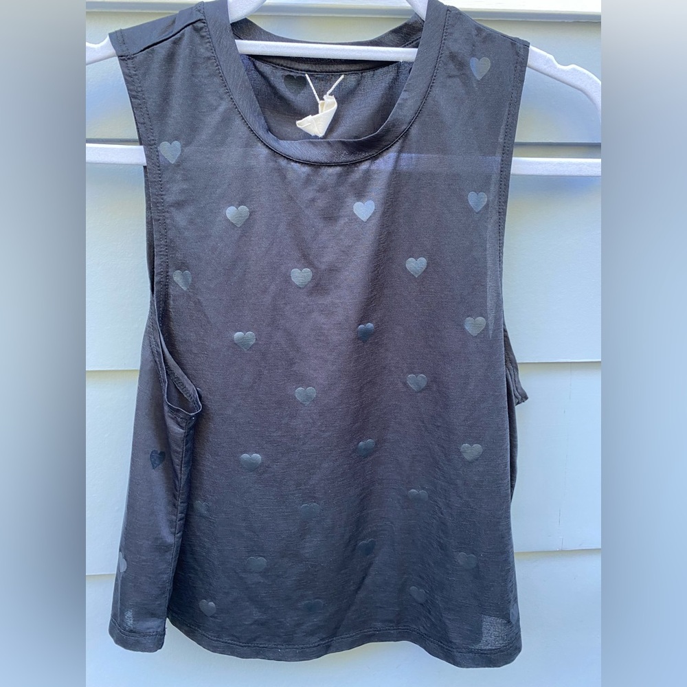 Spiritual gangster work out tank w Hearts
